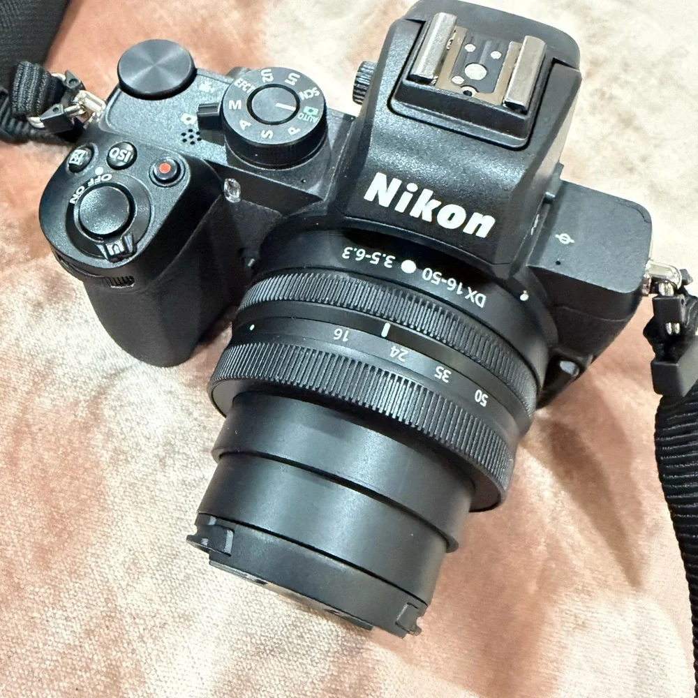Nikon Black Digital Camera with Lens